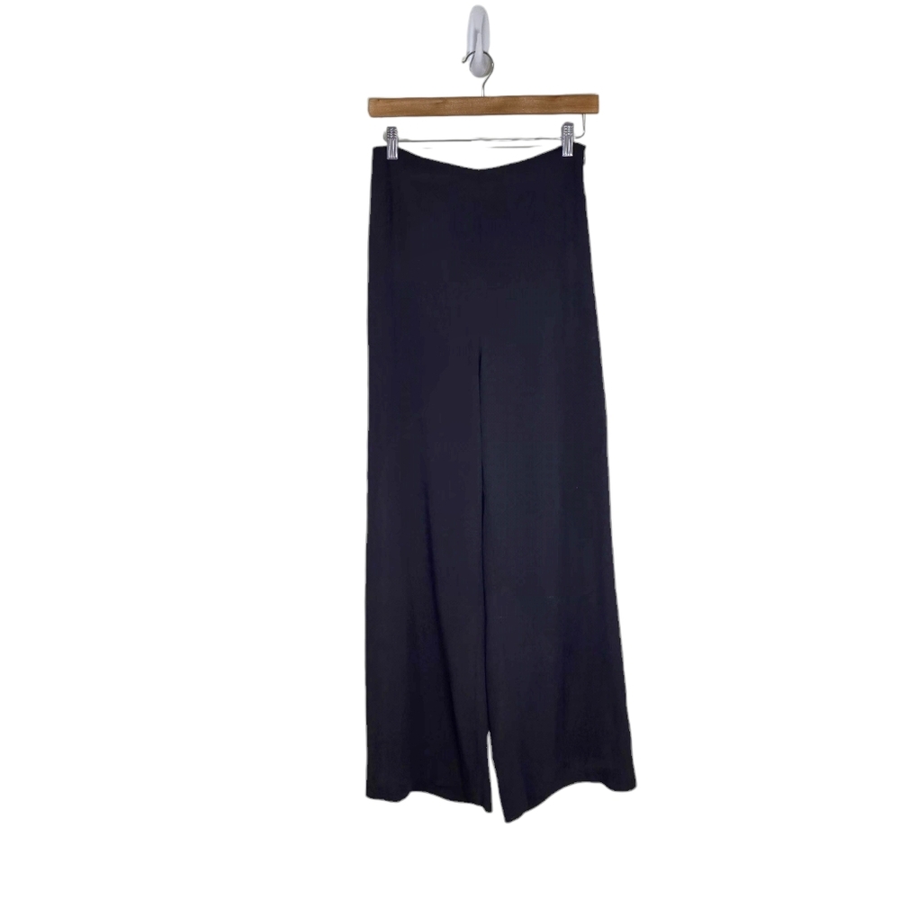 Aritzia Wilfred Black Wide-leg Crepe Pant Women's 6 Office Formal